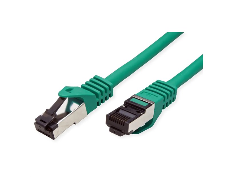 Roline VALUE S/FTP mrežni kabel Cat.8 (Class I), LSOH, stranded, 1.0m, zeleni