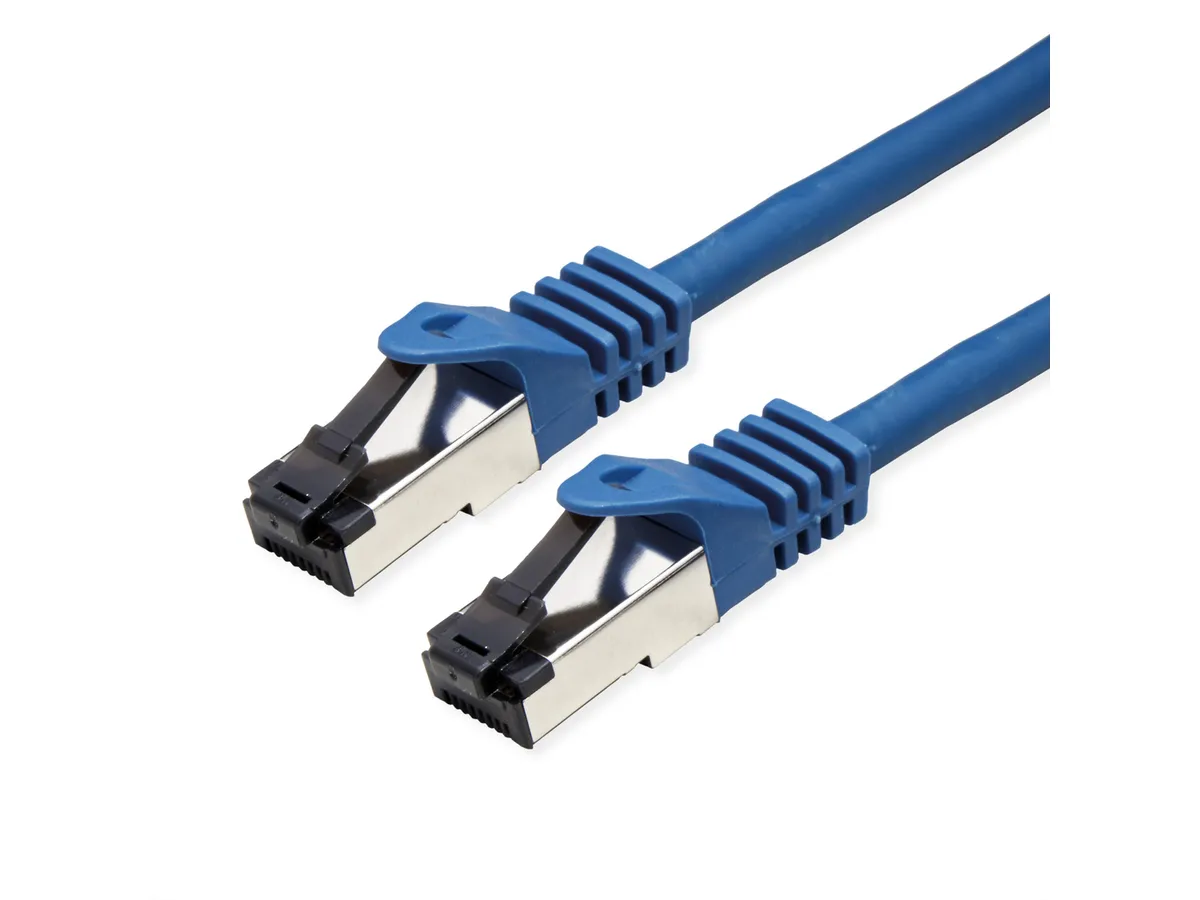 Roline VALUE S/FTP mrežni kabel Cat.8 (Class I), LSOH, stranded, 1.0m, plavi