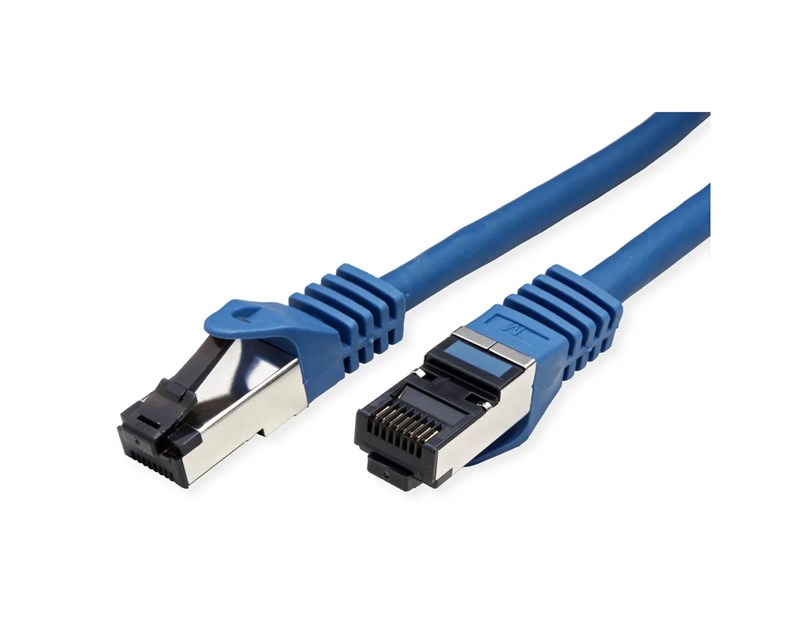 Roline VALUE S/FTP mrežni kabel Cat.8 (Class I), LSOH, stranded, 3.0m, plavi