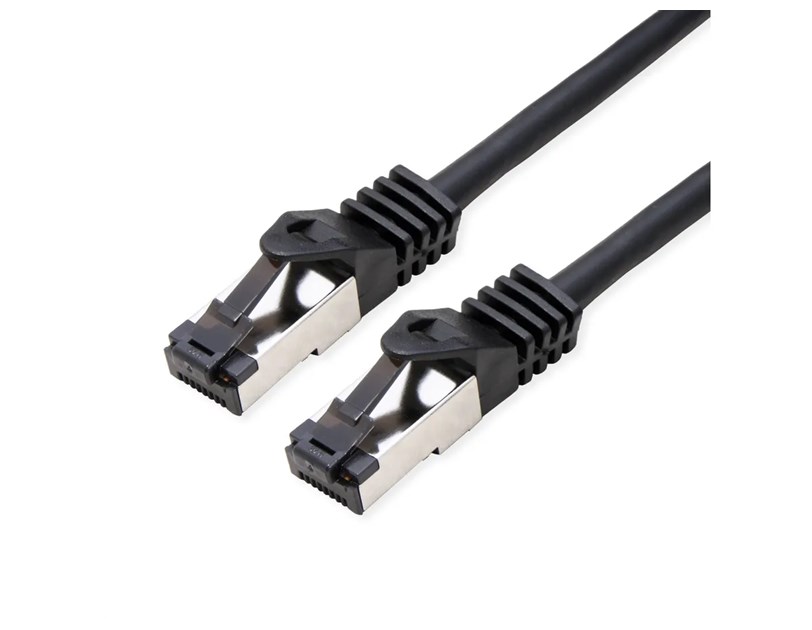 Roline VALUE S/FTP mrežni kabel Cat.8 (Class I), LSOH, stranded, 2.0m, crni