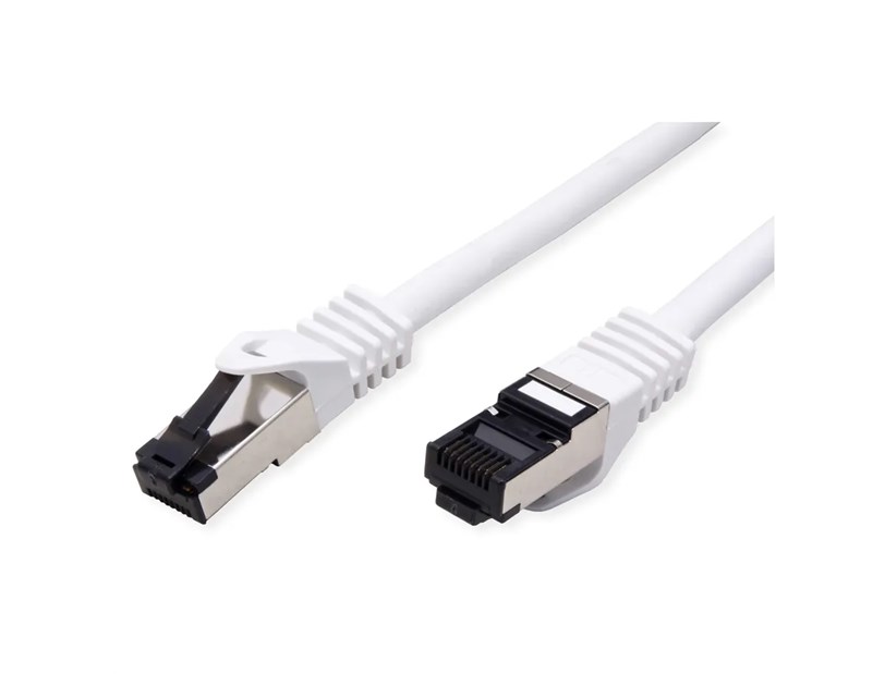 Roline VALUE S/FTP mrežni kabel Cat.8 (Class I), LSOH, stranded, 2.0m, bijeli