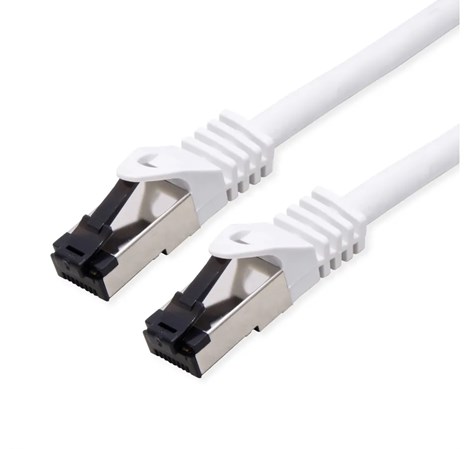 Roline VALUE S/FTP mrežni kabel Cat.8 (Class I), LSOH, stranded, 3.0m, bijeli