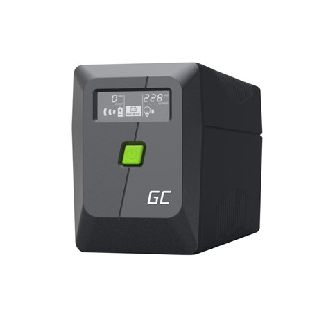 Green Cell UPS (UPSLM360) 650VA/360W, Modified sine wave, Line Interactive AVR, LCD