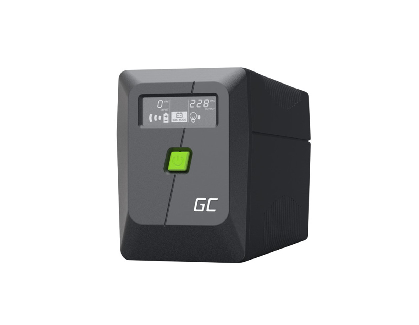 Green Cell UPS (UPSLM360) 650VA/360W, Modified sine wave, Line Interactive AVR, LCD