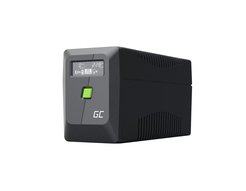 Green Cell UPS (UPSLM480) 850VA/480W, Modified sine wave, Line Interactive AVR, LCD