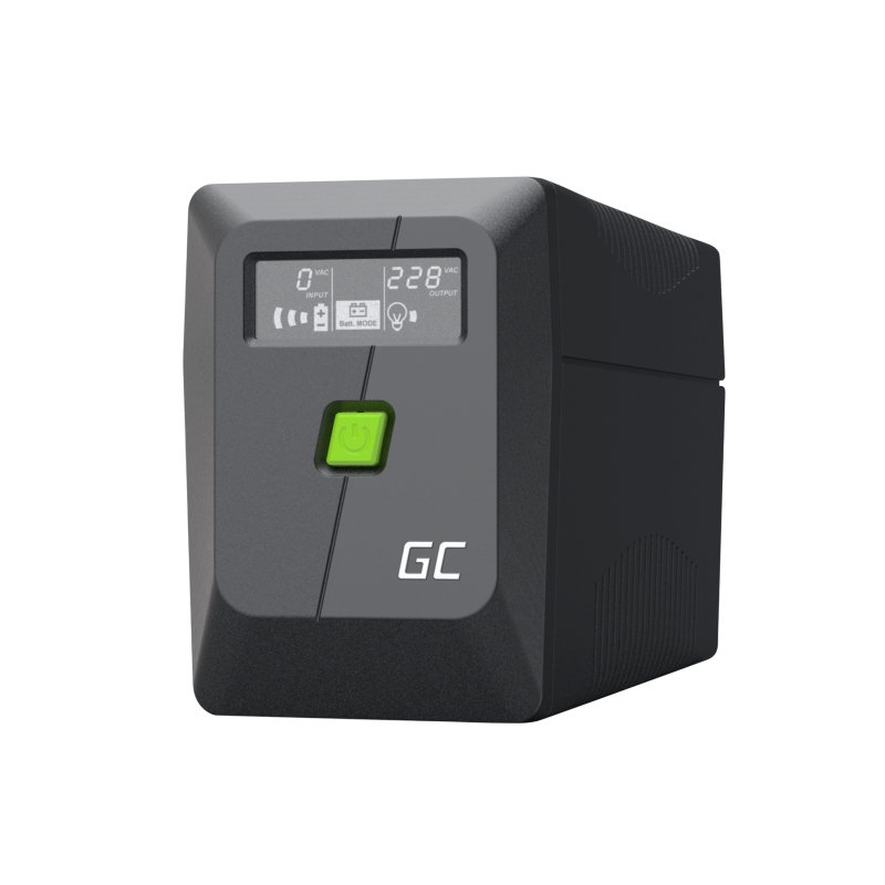 Green Cell UPS (UPSLM480) 850VA/480W, Modified sine wave, Line Interactive AVR, ...