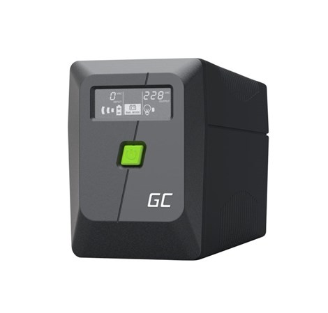 Green Cell UPS (UPSLM480) 850VA/480W, Modified sine wave, Line Interactive AVR, LCD