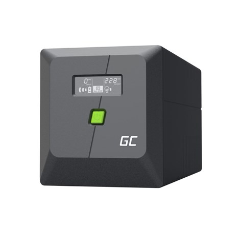 Green Cell UPS (UPSLM600) 1000VA/600W, Modified sine wave, Line Interactive AVR, LCD