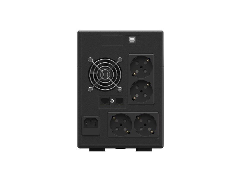 Green Cell UPS (UPSLM900) 1500VA/900W, Modified sine wave, Line Interactive AVR, LCD