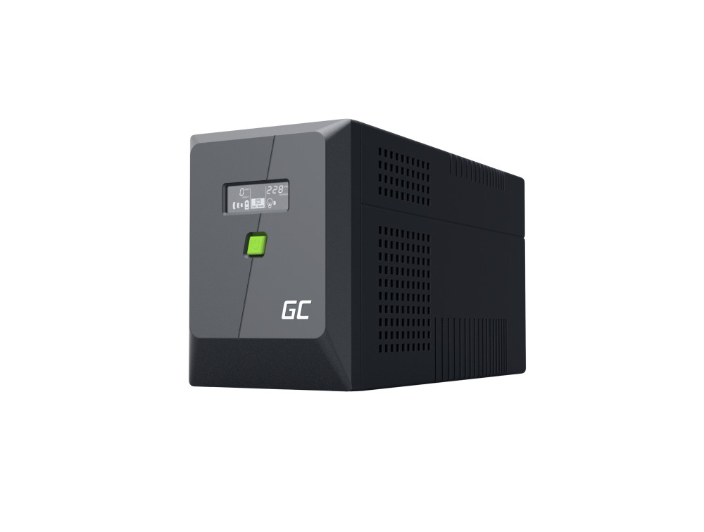 Green Cell UPS (UPSLM900) 1500VA/900W, Modified sine wave, Line Interactive AVR,...