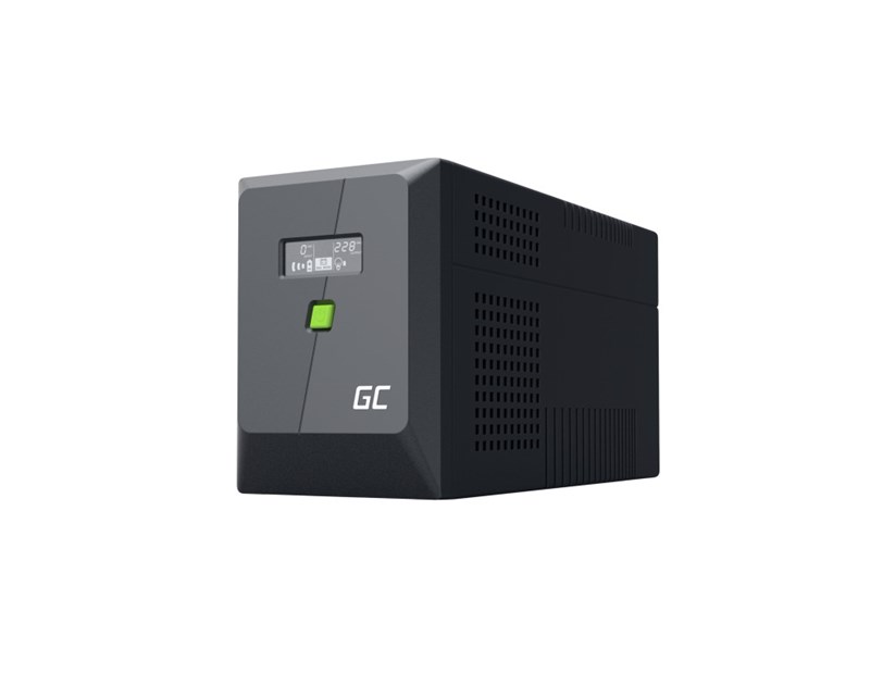 Green Cell UPS (UPSLM900) 1500VA/900W, Modified sine wave, Line Interactive AVR, LCD