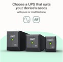 Green Cell UPS (UPSLM1200) 2000VA/1200W, Modified sine wave, Line Interactive AVR, LCD