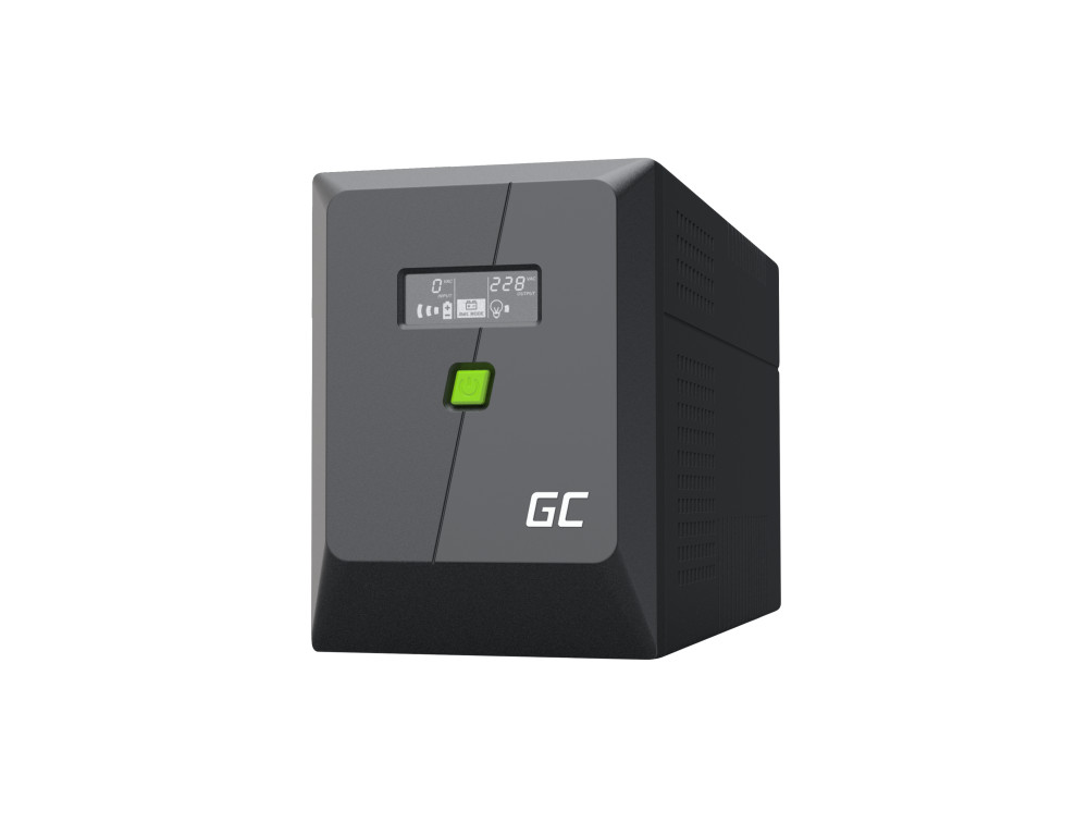 Green Cell UPS (UPSLM1200) 2000VA/1200W, Modified sine wave, Line Interactive AV...