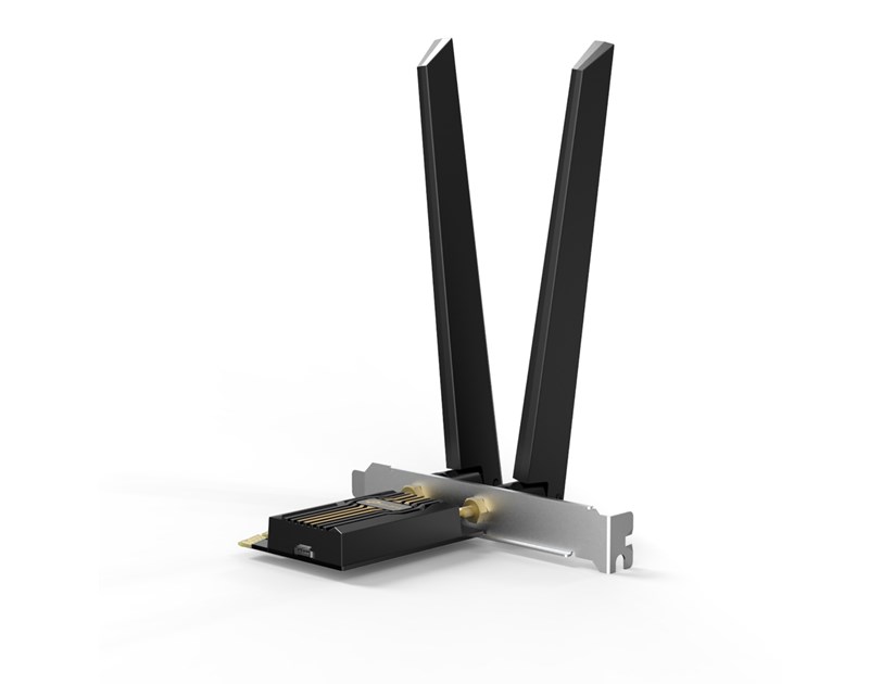 TP-Link BE9300 Archer TBE552E bežični Tri-Band Wi-Fi 7, BT5.4 PCI-E adapter, 5760Mbps/2880Mbps/688Mbps (2.4GHz/5GHz/6GHz), MLO, 2×antene
