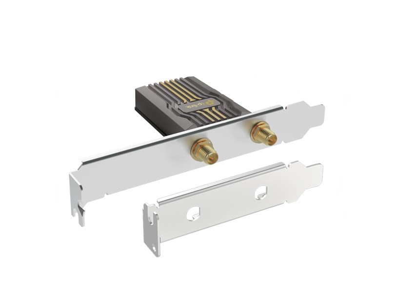 TP-Link BE6500 Archer TBE400E bežični Tri-Band Wi-Fi 7, BT5.4 PCI-E adapter, 2880Mbps/2880Mbps/688Mbps (2.4GHz/5GHz/6GHz), MLO, 2×antene