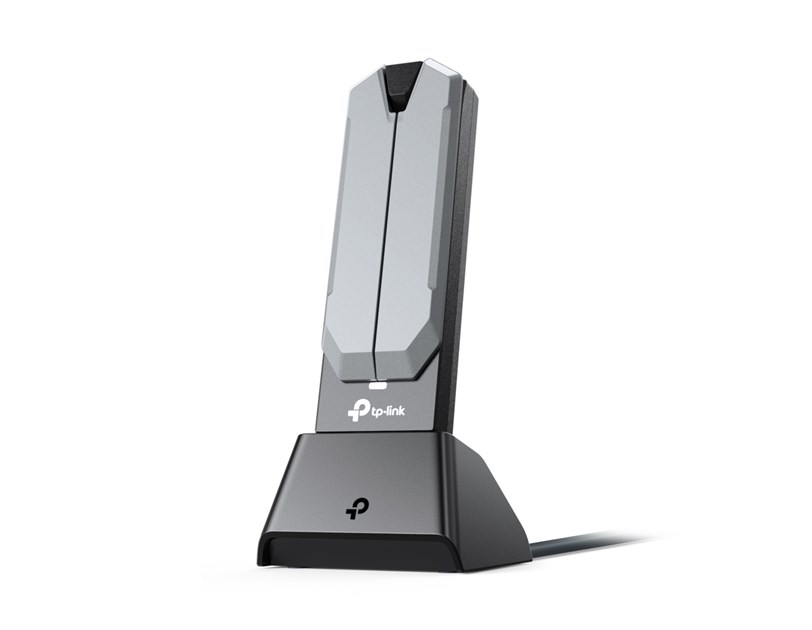TP-Link BE6500 Archer TBE400UH Wi-Fi 7 High Gain Wireless USB Adapter, 2882Mbps/2882Mbps/688Mbps (2.4GHz/5GHz/6GHz), 2× High-Gain Tri-Band Antennas