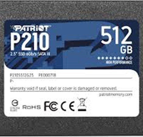 Patriot P210 512GB SATA3 SSD 2.5"