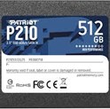 Patriot P210 512GB SATA3 SSD 2.5"