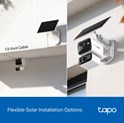 TP-Link Tapo C645D kamera + Tapo A201 Solar panel 2x 2K/3MP (2304×1296)Color Night Vision, microSD, 6×Spotlights, detekcija pokreta, IP65, ugrađena punjiva Li-Ion baterija, Wi-Fi/Tapo app