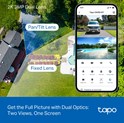 TP-Link Tapo C645D kamera + Tapo A201 Solar panel 2x 2K/3MP (2304×1296)Color Night Vision, microSD, 6×Spotlights, detekcija pokreta, IP65, ugrađena punjiva Li-Ion baterija, Wi-Fi/Tapo app