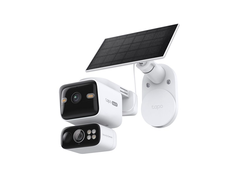 TP-Link Tapo C645D kamera + Tapo A201 Solar panel 2x 2K/3MP (2304×1296)Color Night Vision, microSD, 6×Spotlights, detekcija pokreta, IP65, ugrađena punjiva Li-Ion baterija, Wi-Fi/Tapo app