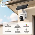 TP-Link Tapo C630  kamera + Tapo A201 Solar panel 3K 5MP, H.264, Color Night Vision, microSD, 2×Spotlights, dvosmjerni audio, detekcija pokreta, vodootporna IP65, Wi-Fi, Tapo app