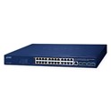 PLANET IPv6/IPv4, 16-Port 10/100/1000T 95W 802.3bt PoE + 8-Port 10/100/1000T + 4-Port 10G SFP+ Managed Switch, 420W PoE budget, PoE PD, 250m Extend mode, ACL, CloudNMS, MQTT