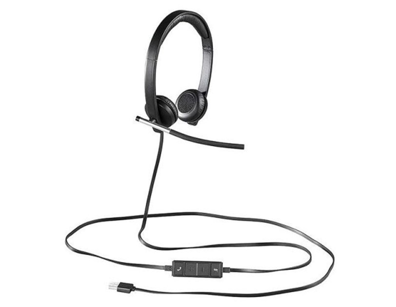 Logitech H650e stereo slušalice sa mikrofonom, USB (981-000519)