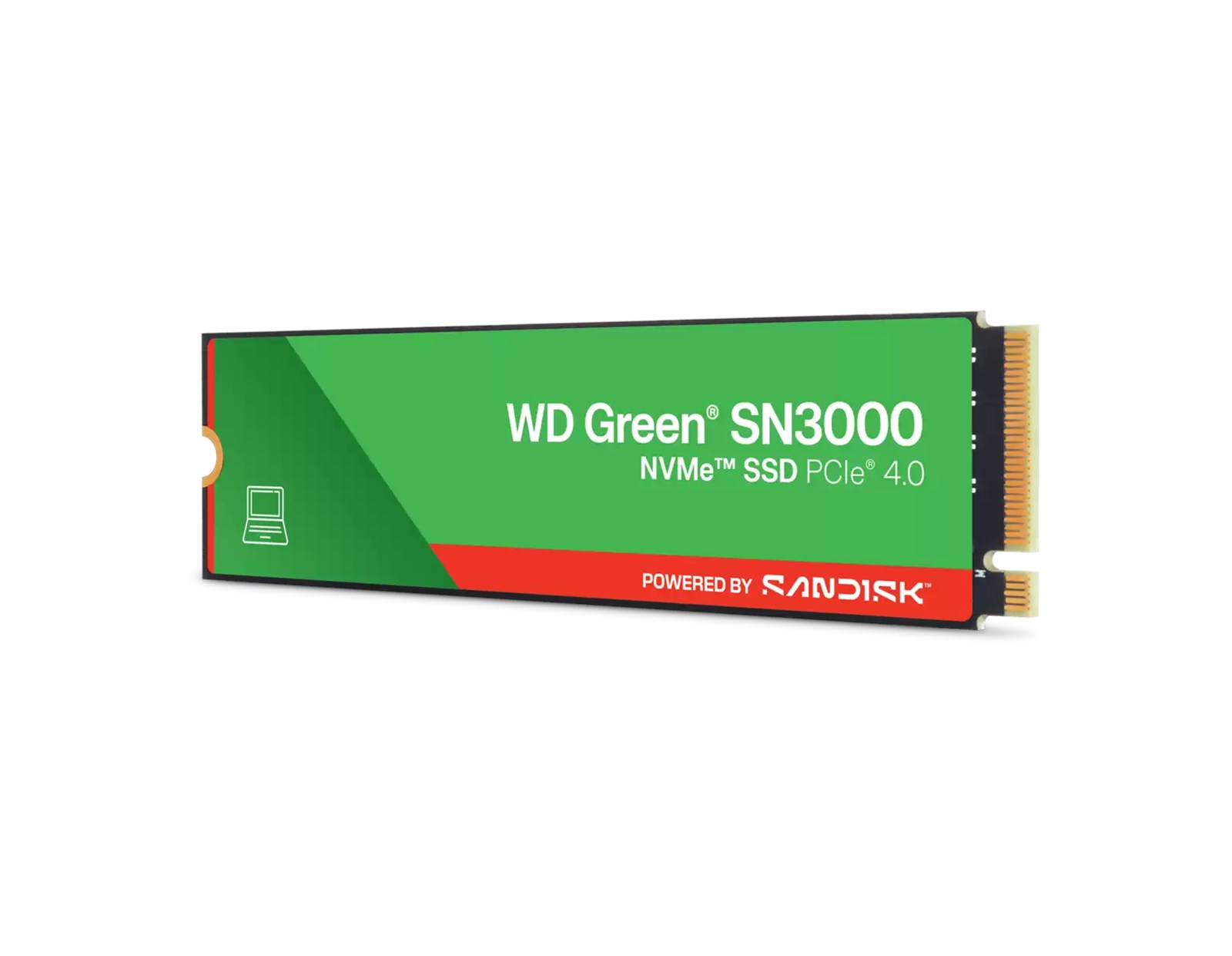 WD Green SN3000 NVMe SSD 2TB M.2 2280 PCIe Gen4 