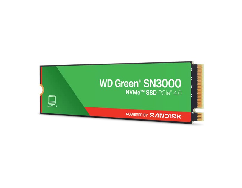 WD Green SN3000 NVMe SSD 2TB M.2 2280 PCIe Gen4 