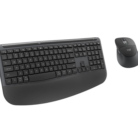 Logitech MK880 Signature Comfort Plus bluetooth bežična tipkovnica+miš, graphite (920-014161)
