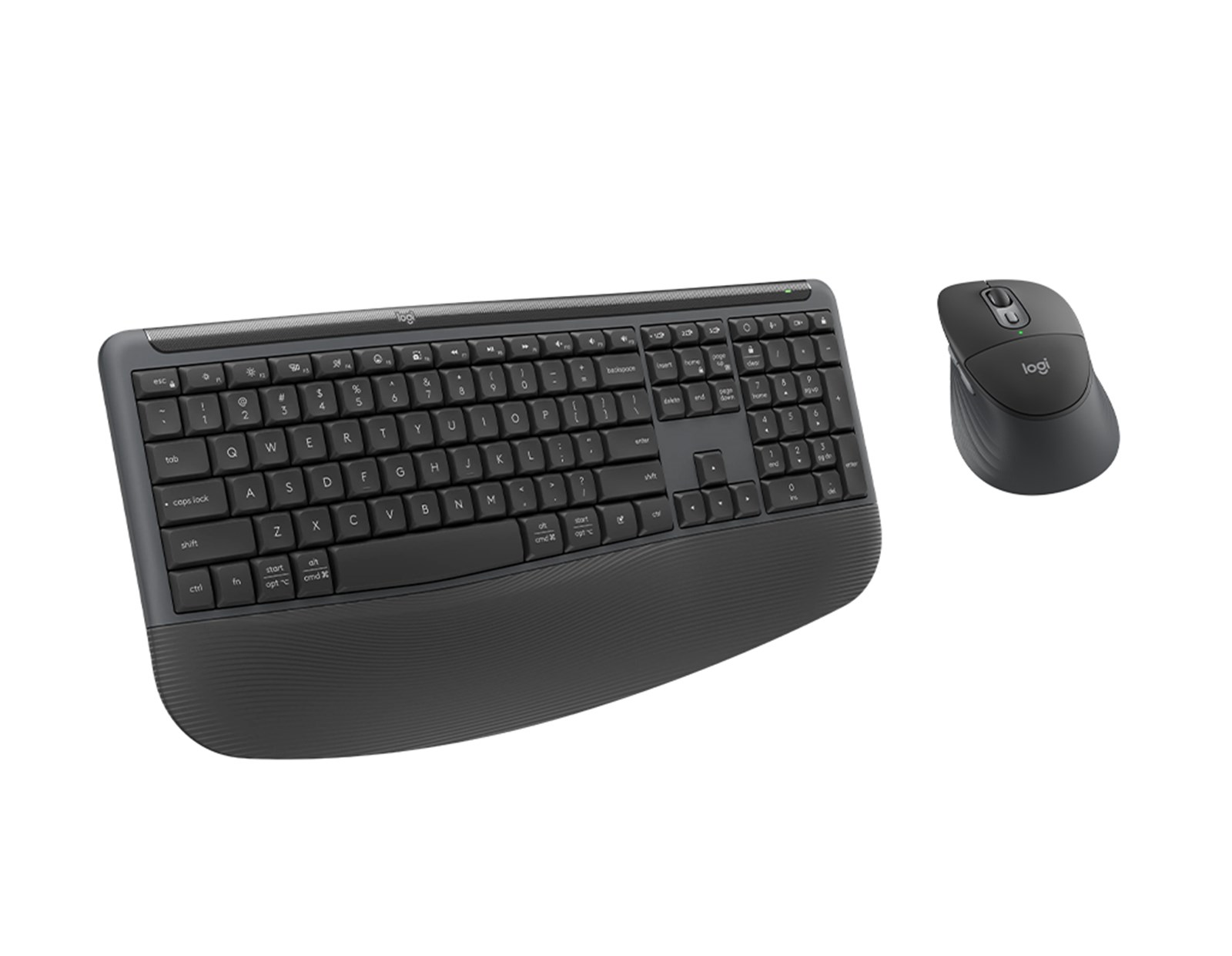 Logitech MK880 Signature Comfort Plus bluetooth bežična tipkovnica+miš, graphite (920-014161)
