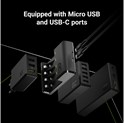 Green Cell punjač Ni-MH, AA i AAA baterija, Micro USB & USB-C port