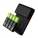 Green Cell punjač VitalCharger + 4x baterije AA 2000mAh Ni-MH