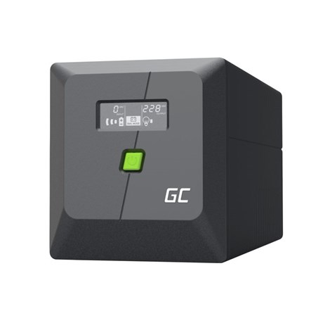Green Cell UPS (UPSLP480) 750VA/480W, Pure sine wave, Line Interactive AVR, PowerProof with LCD