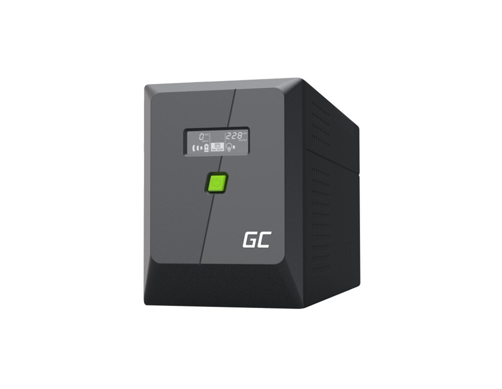 Green Cell UPS (UPSLP1050) 1500VA/1050W, Pure sine wave, Line Interactive AVR, PowerProof with LCD
