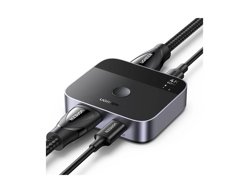 UGREEN razdjelnik video HDMI 2.0 na USB C, 4K@60Hz, crni