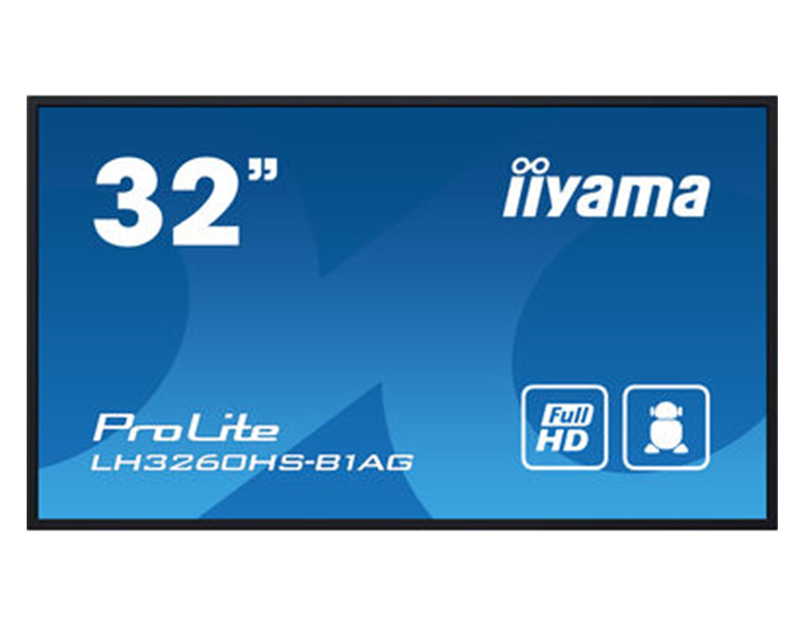 IIYAMA 32" LH3260HS-B1AG FHD (1920x1080) VA Signage 24/7, 500 cd/m2, 4000:1, Android OS, E-Share, iiSignage2