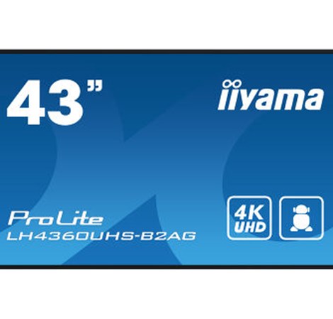 IIYAMA 43" LH4360UHS-B2AG 4K UHD (3840x2160) VA Signage 24/7, 500cd/m2, 4000:1, Android OS, E-Share, iiSignage2