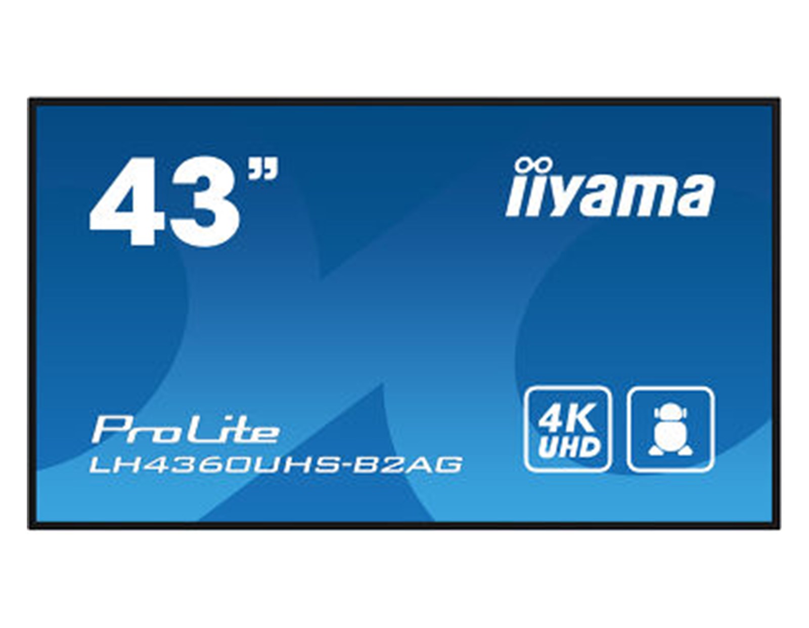 IIYAMA 43" LH4360UHS-B2AG 4K UHD (3840x2160) VA Signage 24/7, 500cd/m2, 4000:1, Android OS, E-Share, iiSignage2