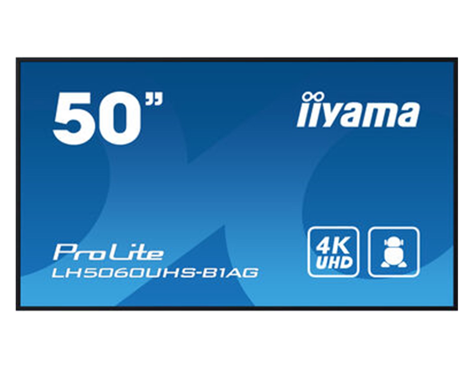 IIYAMA 50" LH5060UHS-B1AG 4K UHD (3840×2160) IPS Signage 24/7, 500cd/m2, 1200:1, Android OS, E-Share, iiSignage2