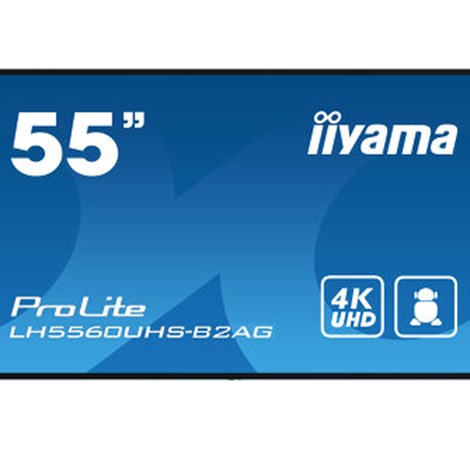 IIYAMA 55" LH5560UHS-B2AG 4K UDH (3840x2160) VA Signage 24/7, 500 cd/m2, 4000:1, Android OS, E-Share, iiSignage2