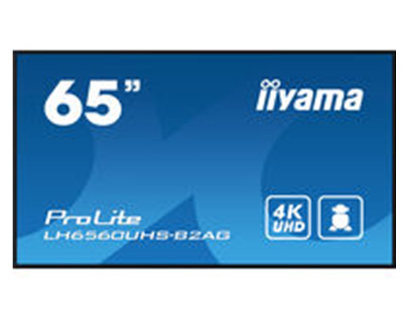 IIYAMA 65" LH6560UHS-B2AG 4K UHD (3840x2160) VA Signage 24/7, 500 cd/m2, 5000:1, Android OS, E-Share, iiSignage2