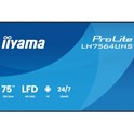 IIYAMA 75" LH7564UHS-B1AG 4K UHD (3840x2160) VA Signage 24/7, 500 cd/m2, 5000:1, Android OS 14, iiShare, iiControl, iiSignage2