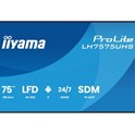 IIYAMA 75" LH7575UHS-B2AG 4K UHD (3840x2160) IPS Signage 24/7, 500 cd/m2, 1200:1, Android OS, E-Share, iiSignage2