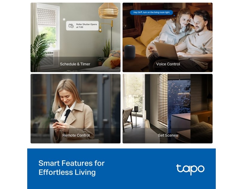 TP-Link Tapo S112 Smart Switch Module  2.4GHz, 802.11b/g/n, Bluetooth, Tapo app, Wi-Fi kontrola, Timer/Schedule postavke, Amazon Alexa/Google Assistant