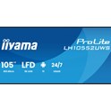 IIYAMA 105" LH10552UWS-B1AG 5K UWD (5120x2160) IPS 21:9 Signage 24/7, 500 cd/m2, 1200:1, Android OS, iiyama DMS, iiyama Share, EShare