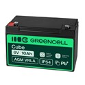 Green Cell (AGM16) baterija AGM 6V/10Ah, Faston 187 (F1)