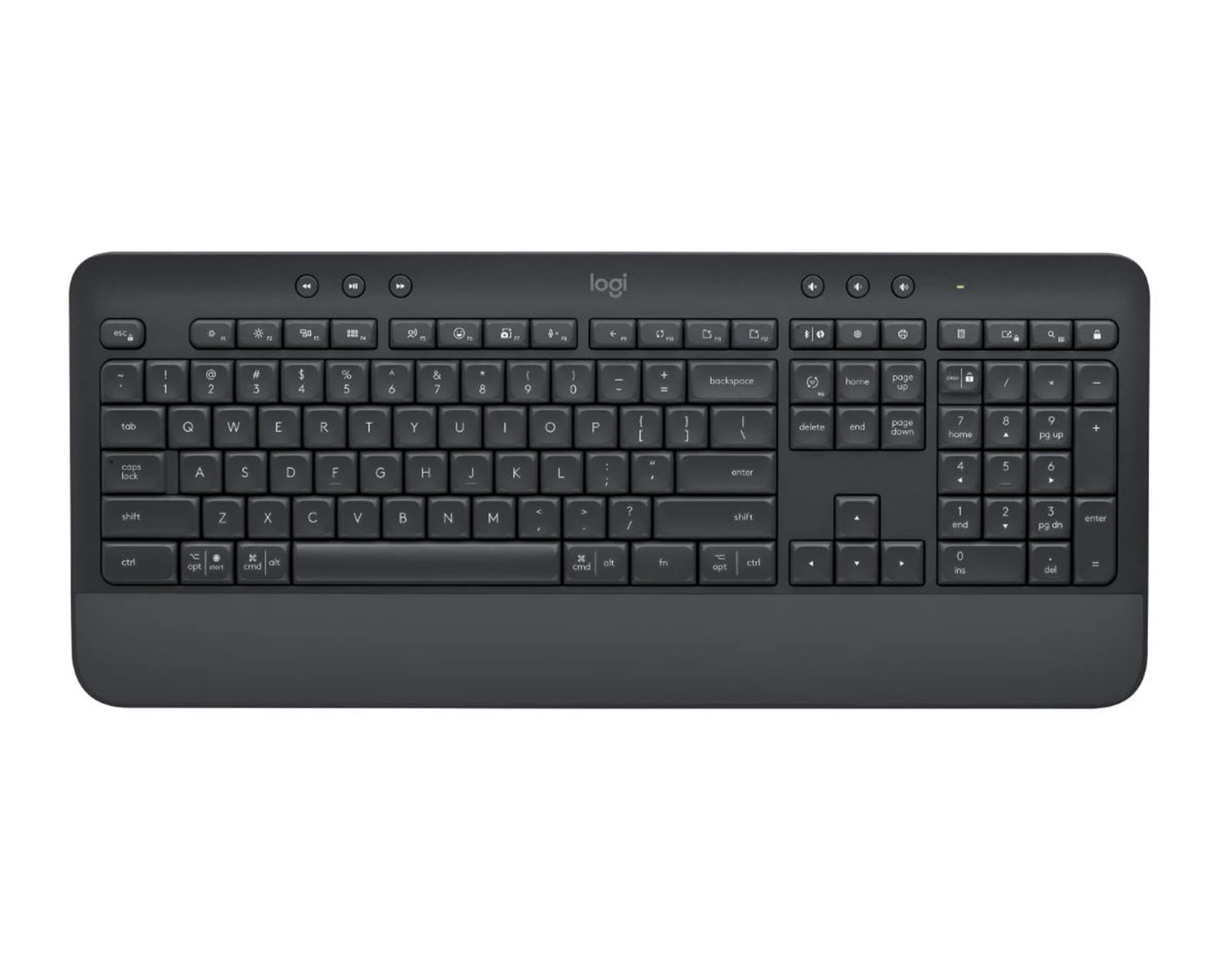 Logitech K650 Signature bežična tipkovnica, USB, crna (920-010945)