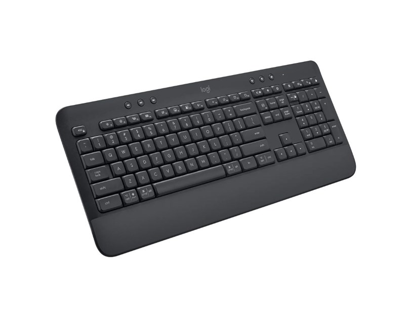 Logitech K650 Signature bežična tipkovnica, USB, crna (920-010945)